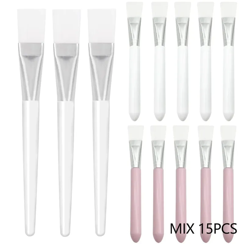 3/15PCS Facial Mask Brushes Kit Face-Mask Application Transparent Makeup Brush For Esthetician Facial Mask DIY Tools Accessories