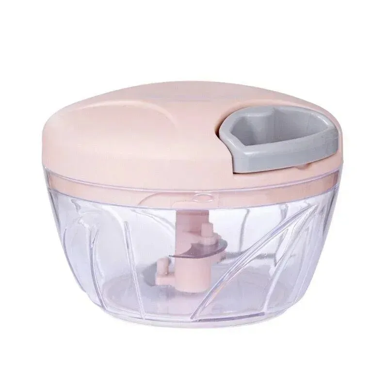 Crusher Vegetable Onion Cutter Kitchen Cooking Accessories 500/900ML Manual Meat Mincer Garlic Chopper Rotate GarlicPress — image 9