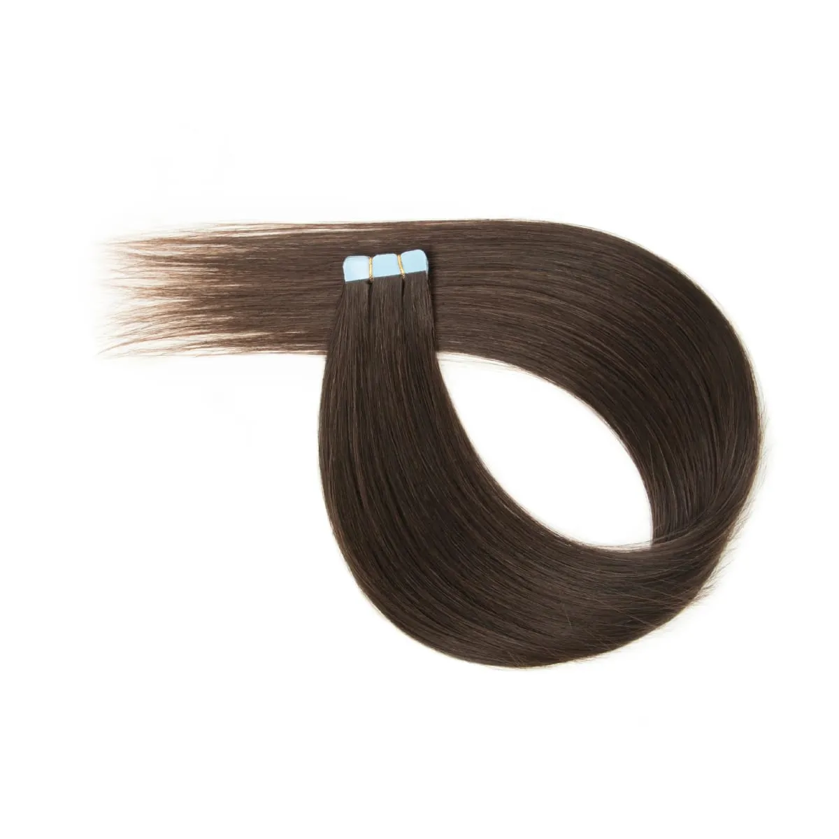 Multi Color Mini Skin Tape In Human Hair Extensions 10 Pieces 12 Inch To 20 Inch Multiple Color Options Remy Hair Natural Comfortable Wear for Women Thickening And Lengthening