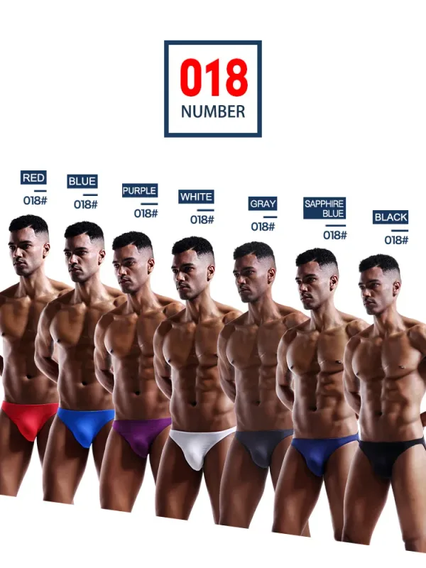 Men's underwear with a U-shaped protruding modal, thin, elastic and sexy low-waisted tight underpants — image 18