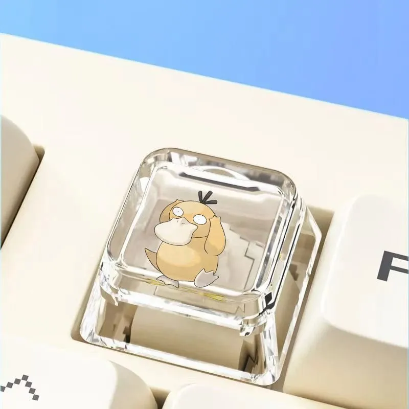 Cross mechanical keyboard personalized anime keycap single Charmeleon Blastoise Eevee transparent cartoon keycap
