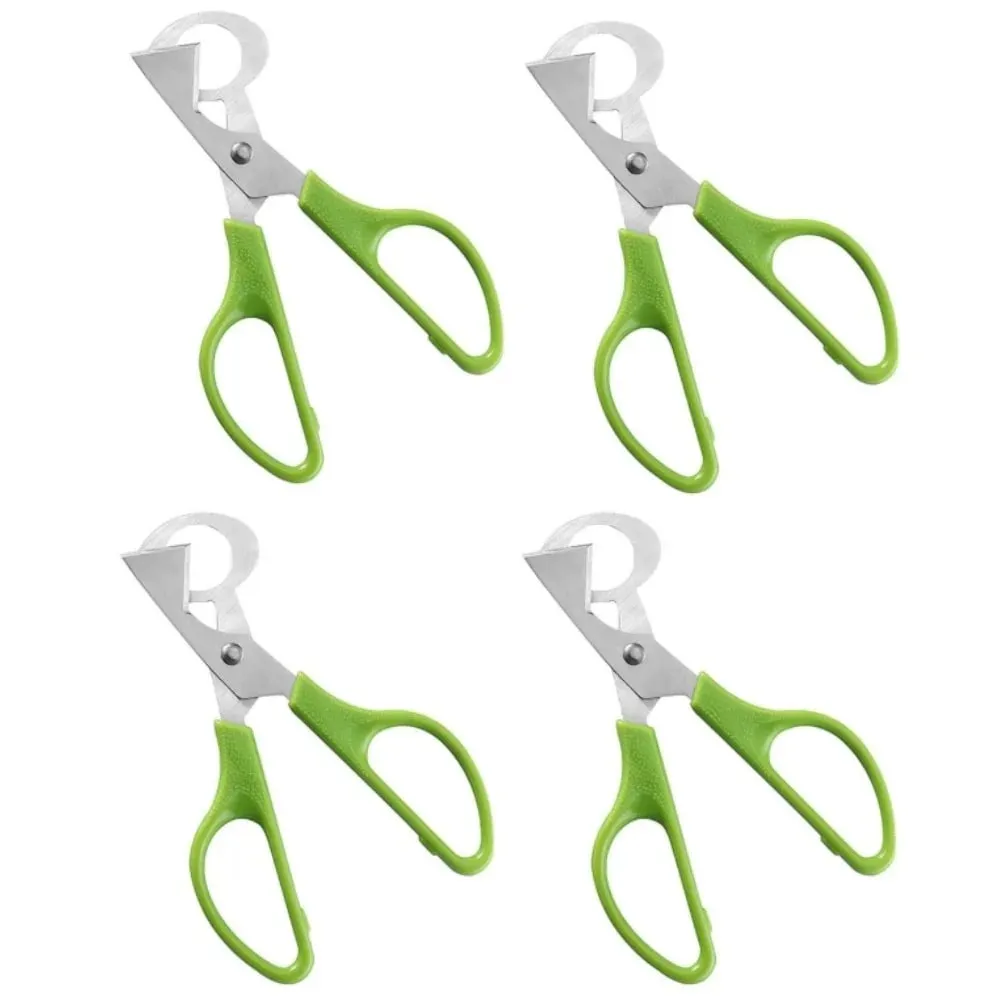 1-20PCS Stainless Steel Quail Egg Scissors Egg Shell Cutter Opener - High Quality Steel Blades Brand New Durable Egg Slicer Tool