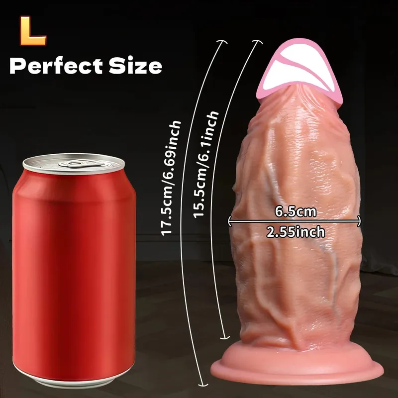 Thick Dildos Realistic Liquid Silicone Huge Penis Women Sex Toys G-spot Masturbation Big Dick Strap on Anal Dildo Lesbian 18+ — image 9