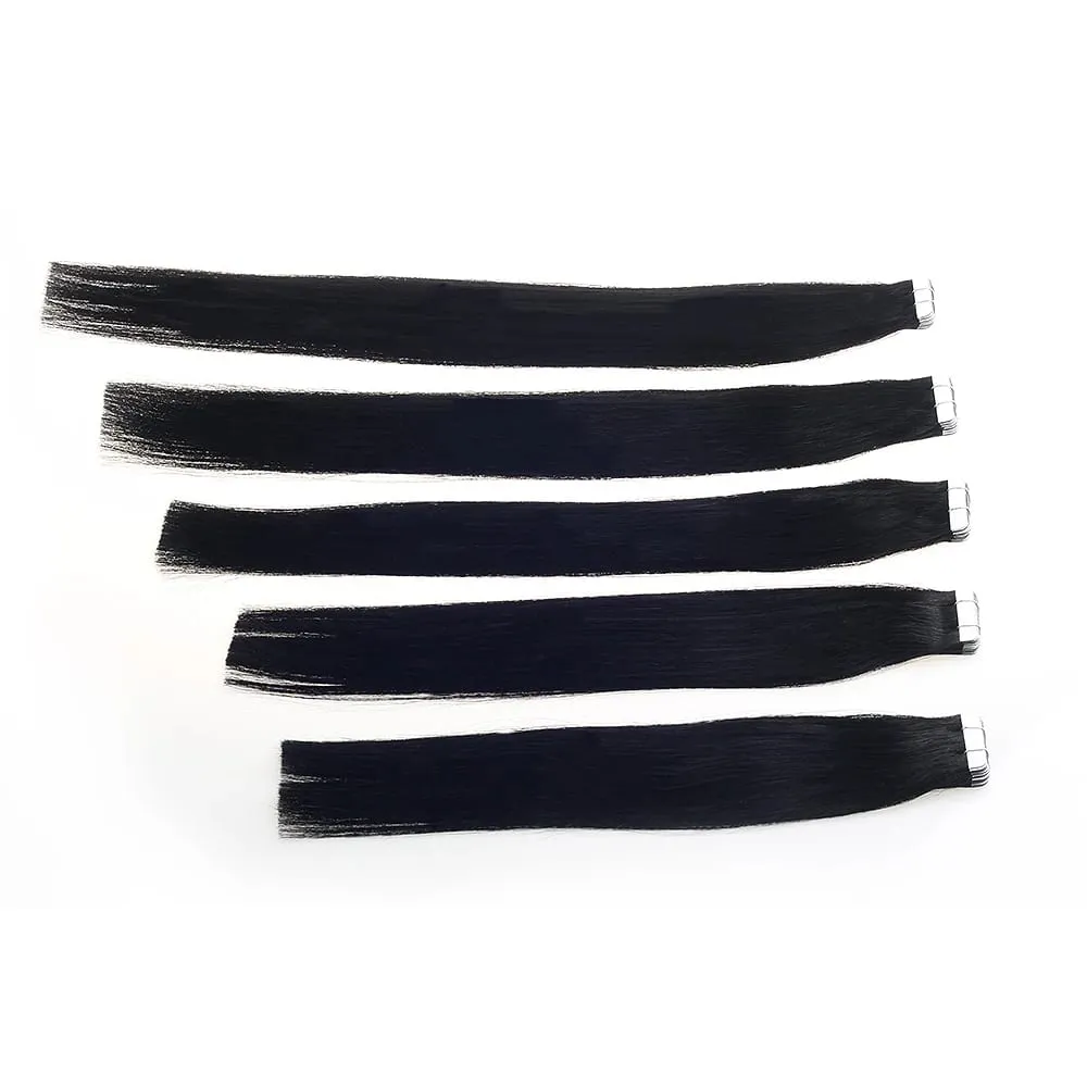 Aromas Hair Tape In Hair Extensions Human Hair 4x1cm Skin Weft Remy Tape Ins 20pcs 40pcs 14-22 inch For Thin Hair