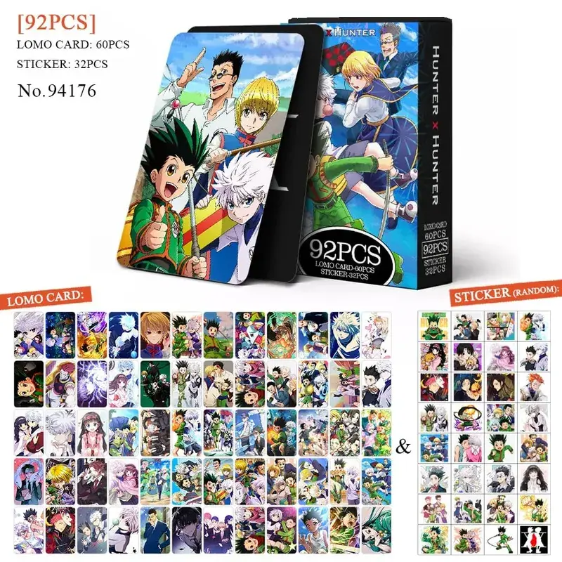 Anime Attack on Titan‌ Lomo Card Pohlednice Hračka Haikyuu Lékárnické deníky Honkai Star Rail Collection Karty s nálepkami Dárek