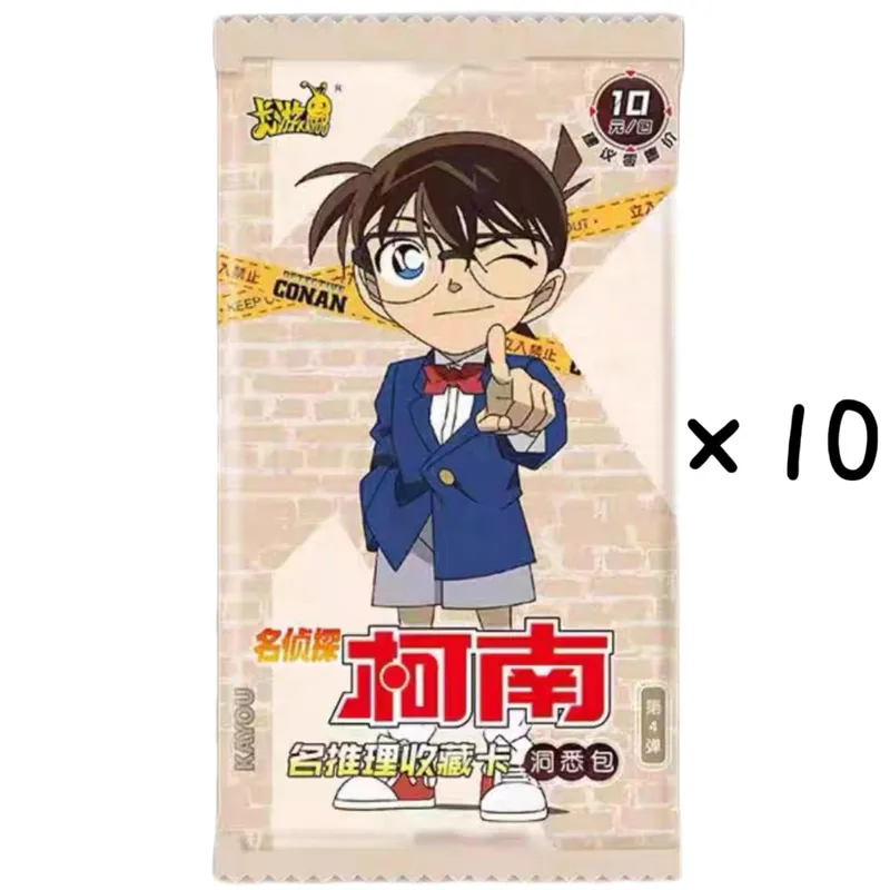 Genuine Detective Conan Card Name Reasoning Reveal Package Halloween Theme Kuroba Kaito Anime Collection Cards Toys Gifts