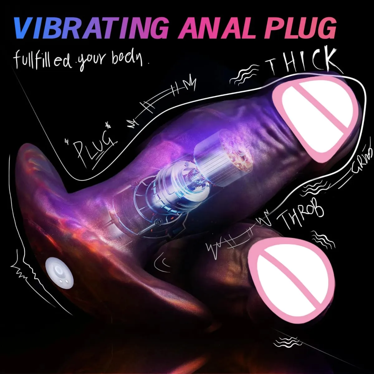Realistic Wearable Butt Plug Silicone Dildo With Remote Control 10 Frequency Vibration Prostate Massager Anal Plug Adult Sex Toy