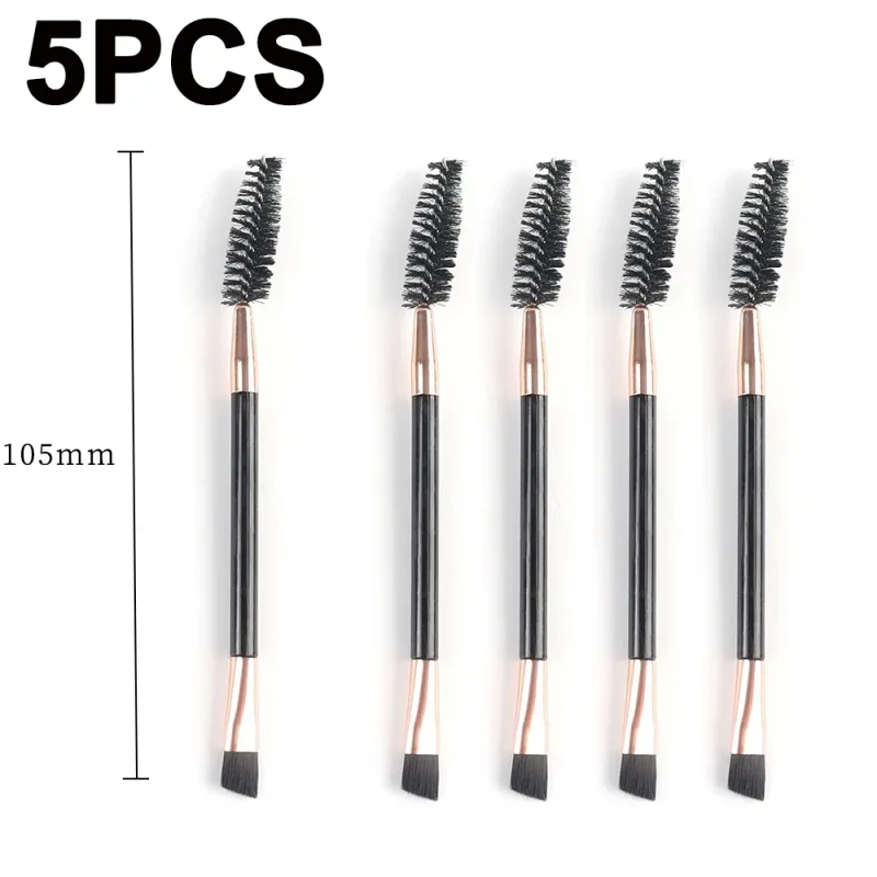 Double-headed Angled Eyebrow Brush Eyelash Comb Professional Makeup Brushes for Brow Eyelash Extension High Quality Eye Brushes