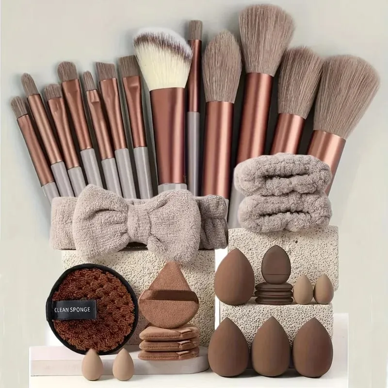 13Pcs Soft Fluffy Makeup Brushes Set for Cosmetics Foundation Blush Powder Eyeshadow Blending Blush Cosmetic Brushes