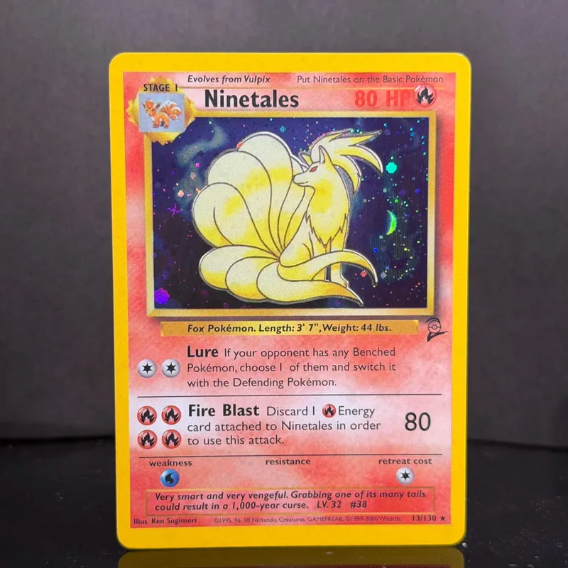Pocket 2000 Base Set 2 OG Nostalgia Collectible Hitmonchan Scyther Clefable Pidgeot Mewtwo Traditional Holo Proxy