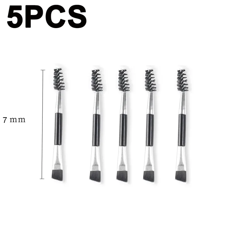 Double-headed Angled Eyebrow Brush Eyelash Comb Professional Makeup Brushes for Brow Eyelash Extension High Quality Eye Brushes