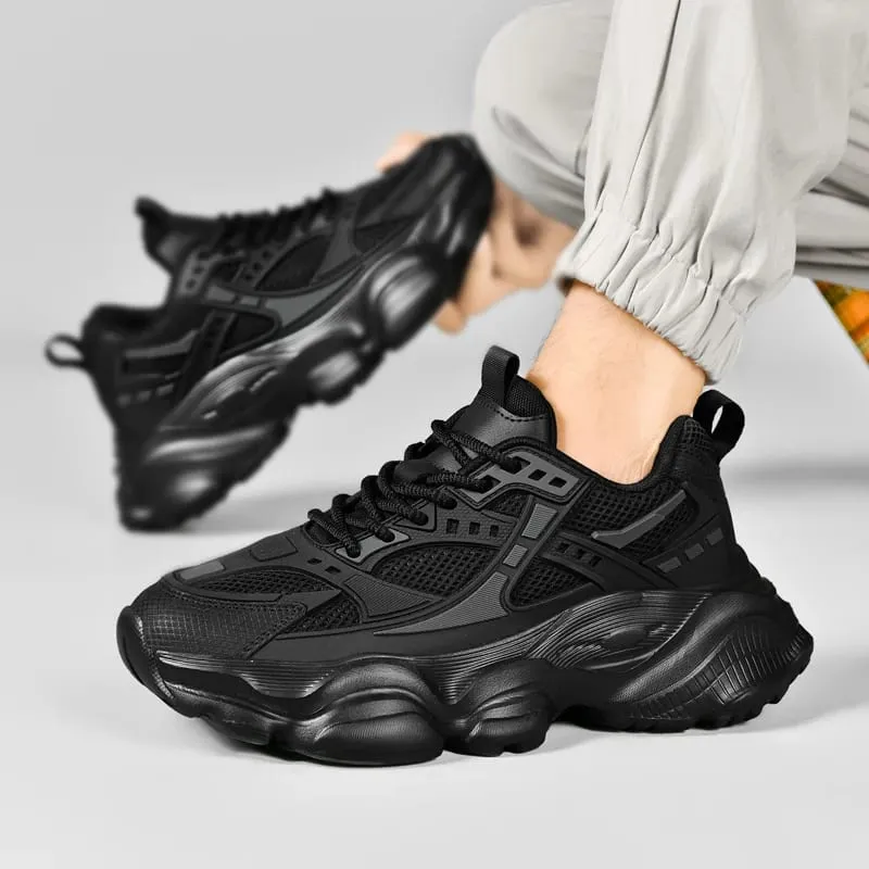 High Quality Sport Walking Sneakers For Men Large Size 48 Athletic Men's Sneakers Black Platform Casual Basletball Running Shoes