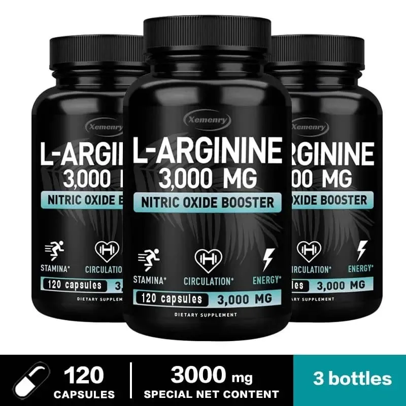 L-Arginina 3000mg - dla wsparcia energetycznego i wytrzymałościowego podczas ćwiczeń | Masa mięśniowa bez GMO — image 11