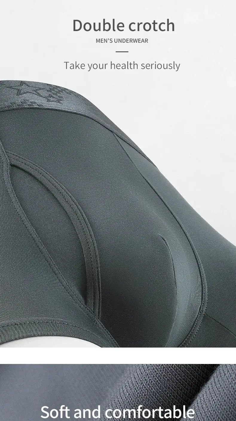 Roupa íntima masculina, cuecas boxer masculinas, cuecas para meninos, cuecas boxer jovens confortáveis ​​e respiráveis, shorts de tamanho grande
