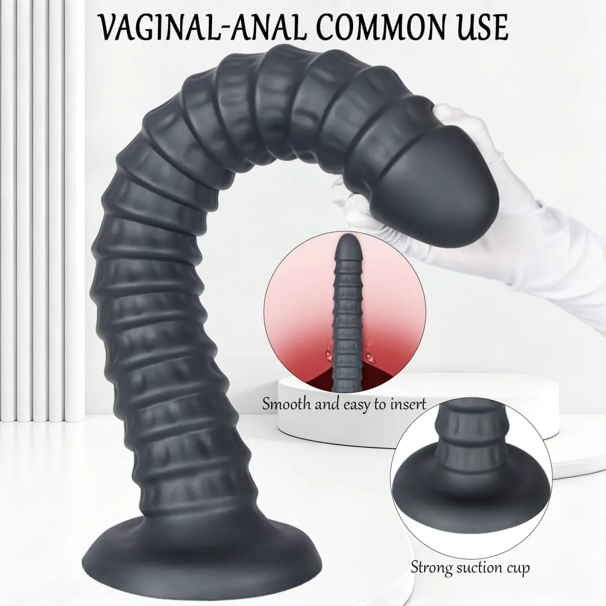 Silicone Soft Big Long Butt Plug Huge Long Anal Plug Dilator Prostate Massager Sex Toy Huge Anal Butt Training For Women Men Gay