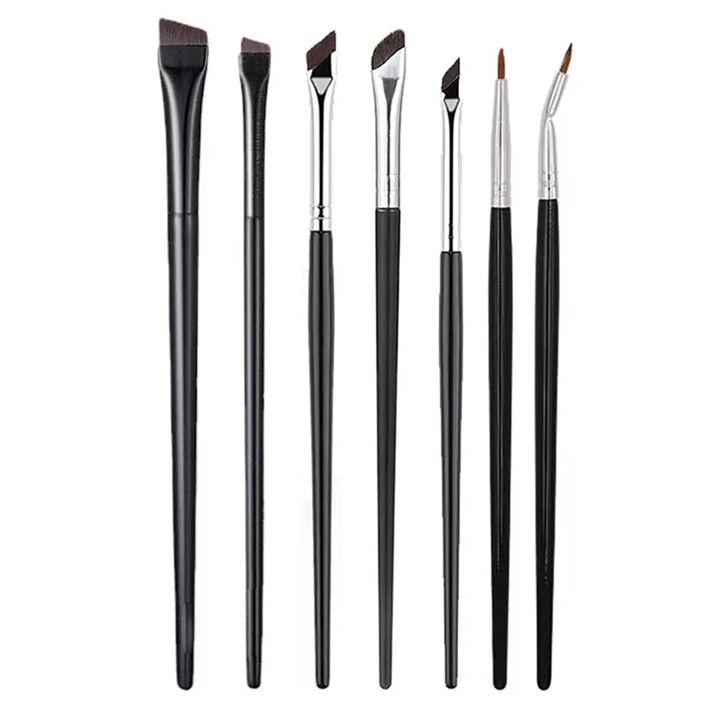 New Brow Contour Makeup Brushes Eyebrow Eyeliner Brush Professional Super Thin Angled Liner Eye Brush Make Up Tools