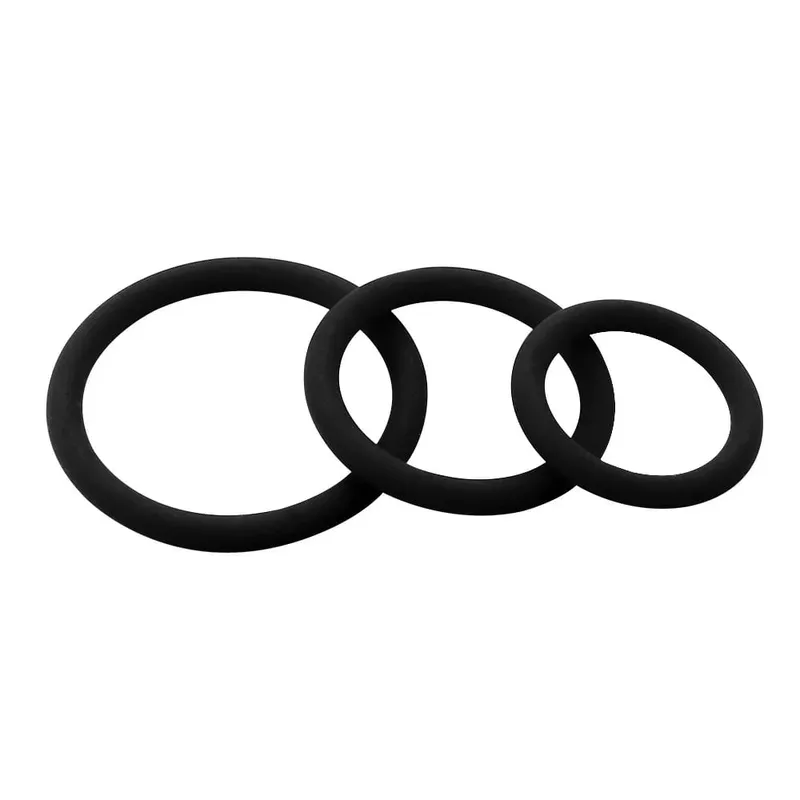 3Pcs/Set Cock Rings Silicone Penis Ring Male Delay Ejaculation Penis Lasting Erection Scrotum Testis Restraint Sex Toys For Men