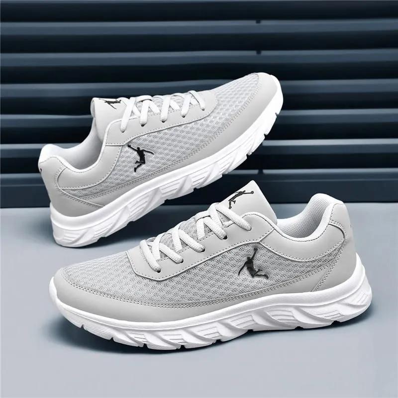 Summer Men's Shoes Breathable Mesh Sneakers Men's Lightweight Mesh Casual Running Shoes Outdoor Hiking Shoes Plus Size 39-47