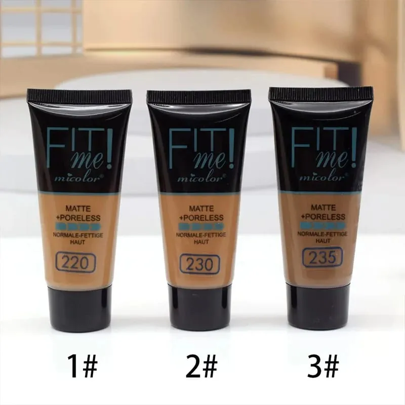 Micolor Fit Me 2 IN 1 Poreless Powder & Liquid Foundation Fuld dækning Liquid Concealer Ar Dark Circles Acne Cosmetic Set — image 4