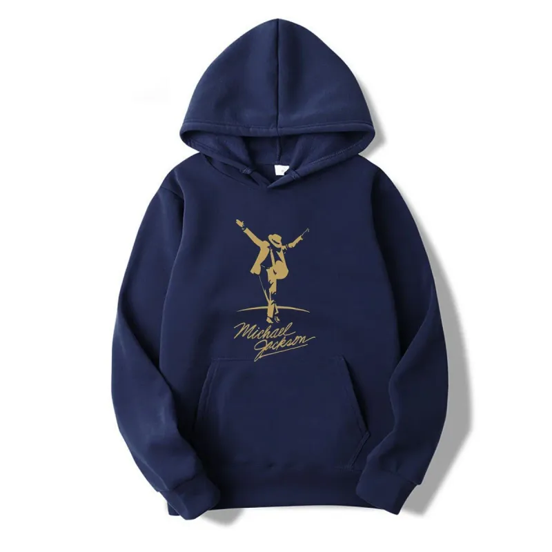 Michael Jackson Gold Men hoodies