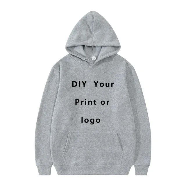 2024 남자 여자 캐주얼 사용자 정의 인쇄 텍스트 DIY 까마귀 사용자 정의 로고 맞춤형 Hoody 사용자 정의 후드 텍스트 로고 운동복