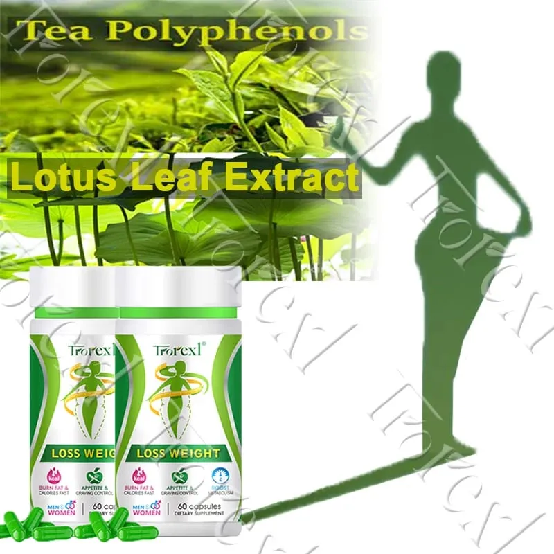 Tea Polyphenols Lotus Leaf Capsules | Slim Booster | Fat Loss | NO SIDE EFFECT — image 2