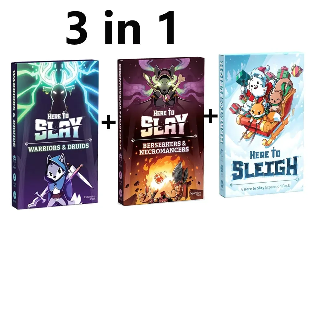 Unstable Games Here to Slay Card Game Unicorns Here to Sleigh Holiday Expansion Pack Family Game Night Strategic role Card Game — image 7