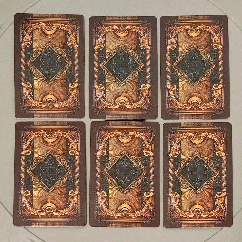 Magic Mirror Lenormand A Deluxe 40-Card Divination System (36 Pcs Lenormand Cards + 4 Extra Cards) in Russian Language 9*6cm