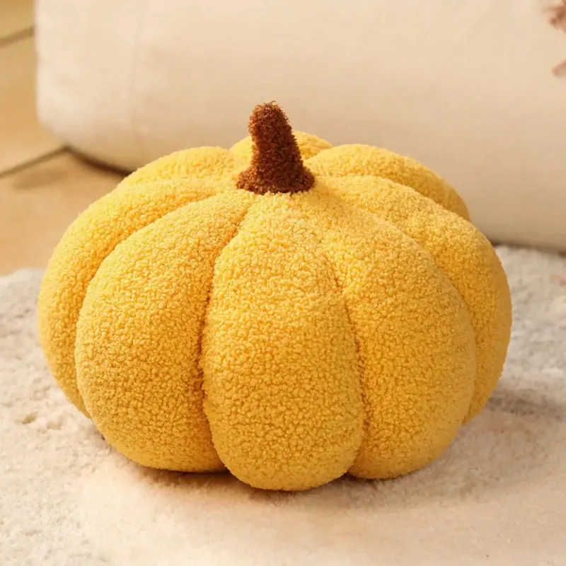 Home Decor Cotton Pumpkin Pillow Cute Soft Pumpkin Pillow Simulated Pumpkin Soft Back Cushion — image 11