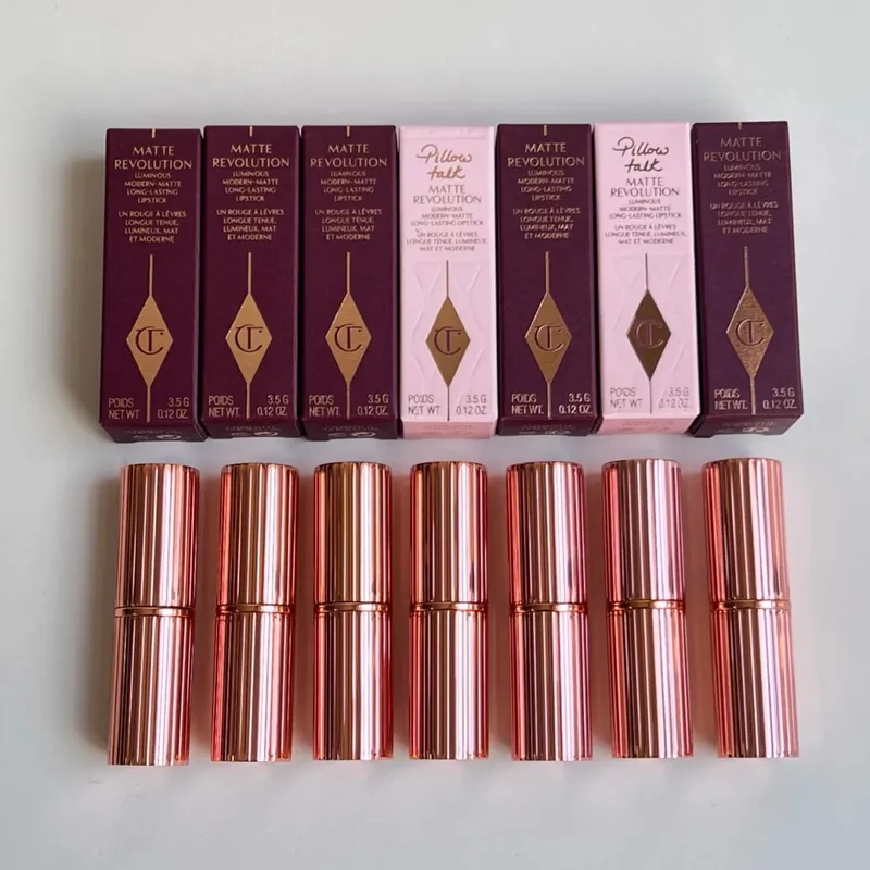 CT Snadno použitelná paleta očních stínů se 4 odstíny a 9 odstíny Charlotte Tilbury Lip Balm Pillow Talk Big Lip Plumpgasm Lip Blush Makeup Gift