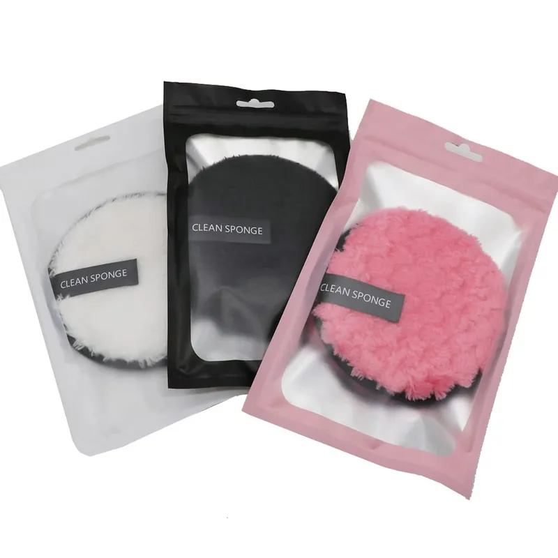 Washable Reusable Cloth Facial Cleansing Rounds Pads Makeup Removers Private Label Cleanser Sponge