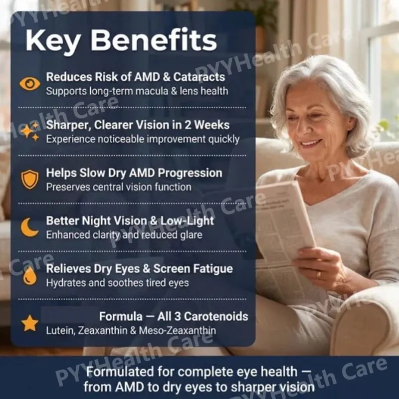 15 in 1 Advanced Eye Health Support Supplement with Lutein Zeaxanthin Astaxanthin – Daily Vision Nutrition Capsules — image 3