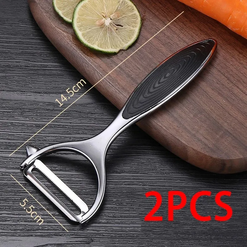 Stainless Steel Fruit Vegetable Tools Vegetable Peeler Potato Peeler Kitchen Accessories Non-slip Handle SGGJ001