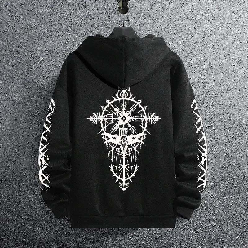 2025 Brand New Black Sweatshirts Autumn Winter Male Daily Casual Sporty Jogging Hoodie Men's Outwear Fashion Pullover