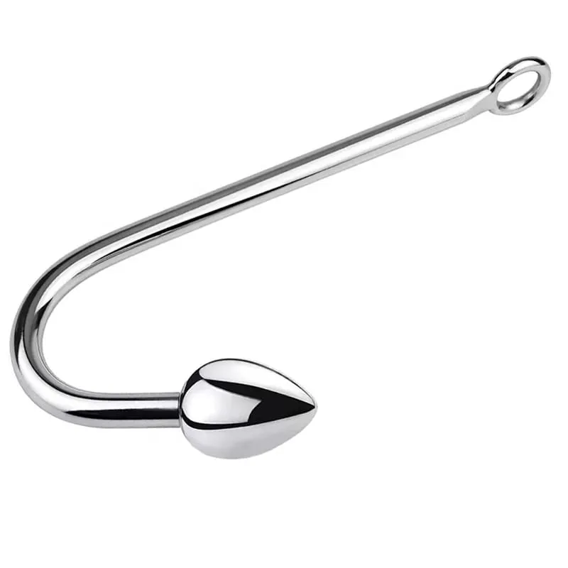 Ensemble de 3 boules de petite, moyenne et grande taille, crochet anal en métal, perles, dilatateur de tête, masseur de prostate, insertion, jouet sexuel bdsm pour homme — image 4