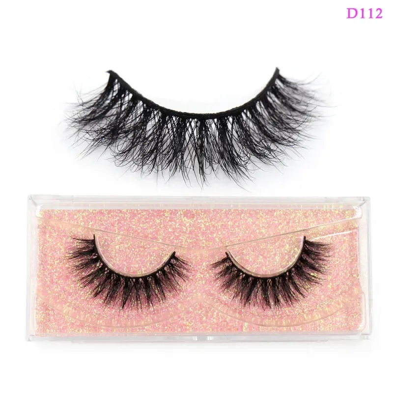 3D Mink Lashes Soft Hair False Eyelashes Fluffy Volume Wispy Fake Eyelashes Extension Makeup