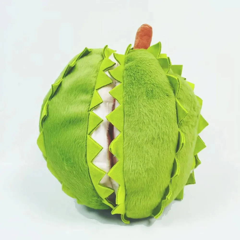 30cm Whole Durian Plush Toy Pillow Stuffed Doll Soft Cuddly Durian Shaped Cushion for Home Decor And Gifting — image 7