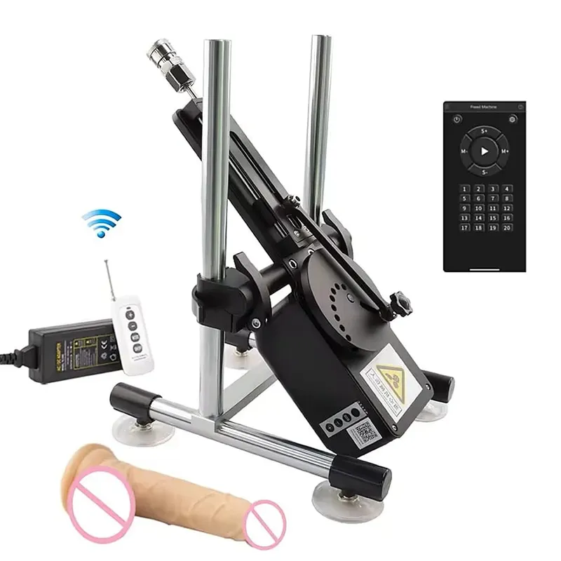 Remote & APP Control Sex Machine With DIldo and Vac U Lock for Man and Women 20 Modes Stable Love Machine Silent Vibrator