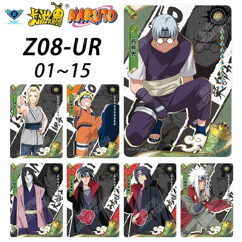 Kayou Naruto New T4W8 T2W9 Anime Rare Card Full Series ASP BP PU HR AR CR MR UR Complete Set Anime Collection Card Kids Toy Gift — image 16