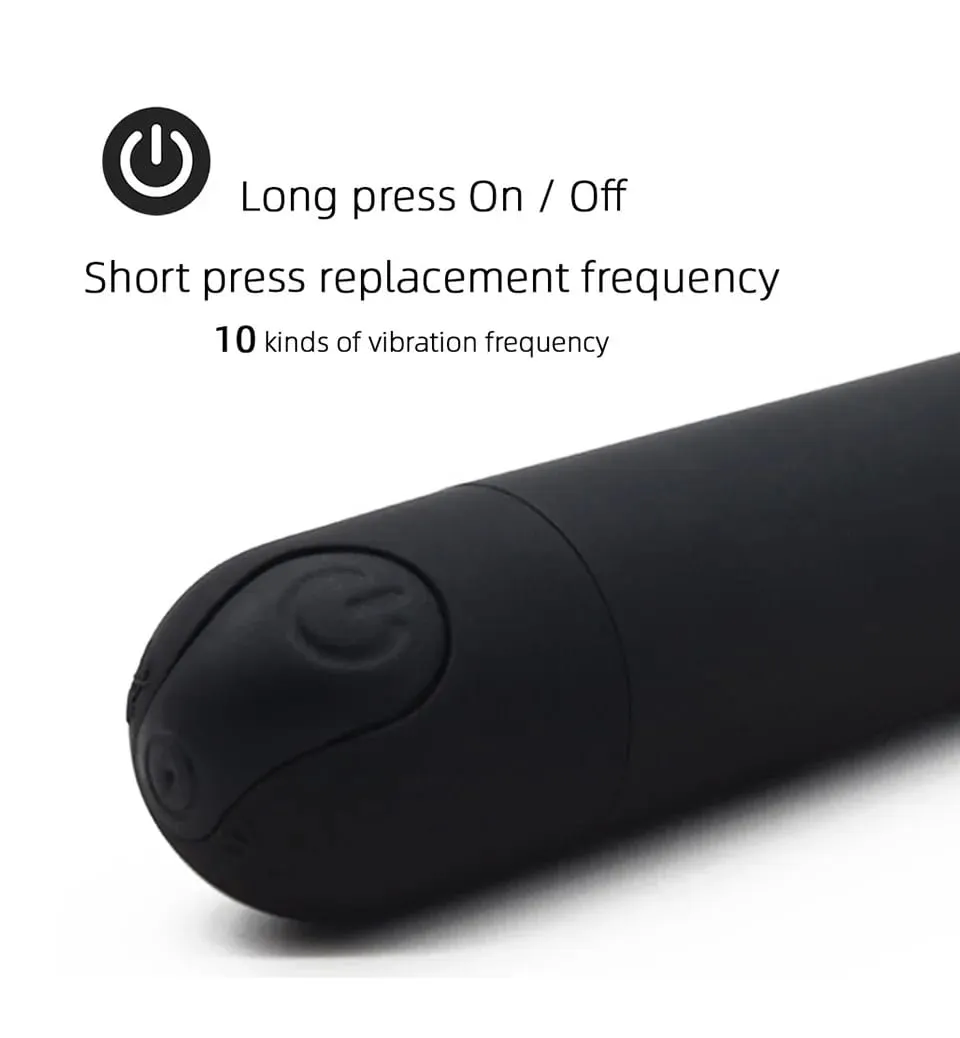 G Spot Bullet vibrátor mellbimbó csiklóstimulátor 10 vibrációs módú hordozható mini hüvelyi anális masszírozó felnőtt szexjátékok nőknek — image 6