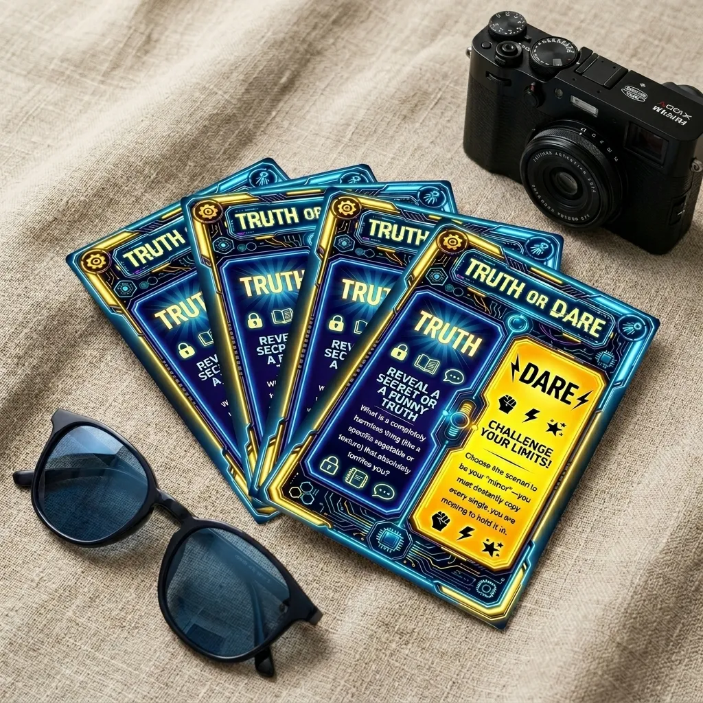 50 PCS Adult Secret Reveal Truth Dare Card Games Funny Acting Challenge Bar Tabletop Props Autumn Winter Halloween Christmas Fun