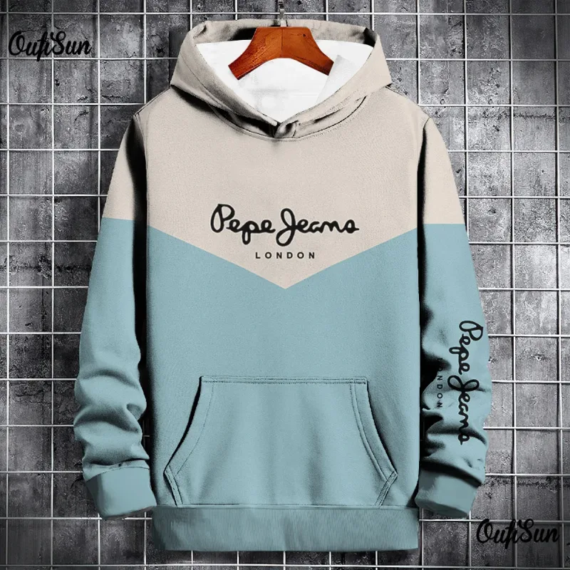 Autumn and Winter Casual Men's Hoodies Funny Splice 3D Print Sweatshirts Outdoor Sports Pullover Fashion Trend y2k Clothes Tops — image 13