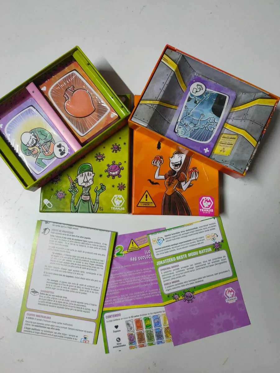 2026 Hot Selling Latest Virus Infected Card Game Card Interactive Toy Family Gathering Game Point. Card Game — image 3