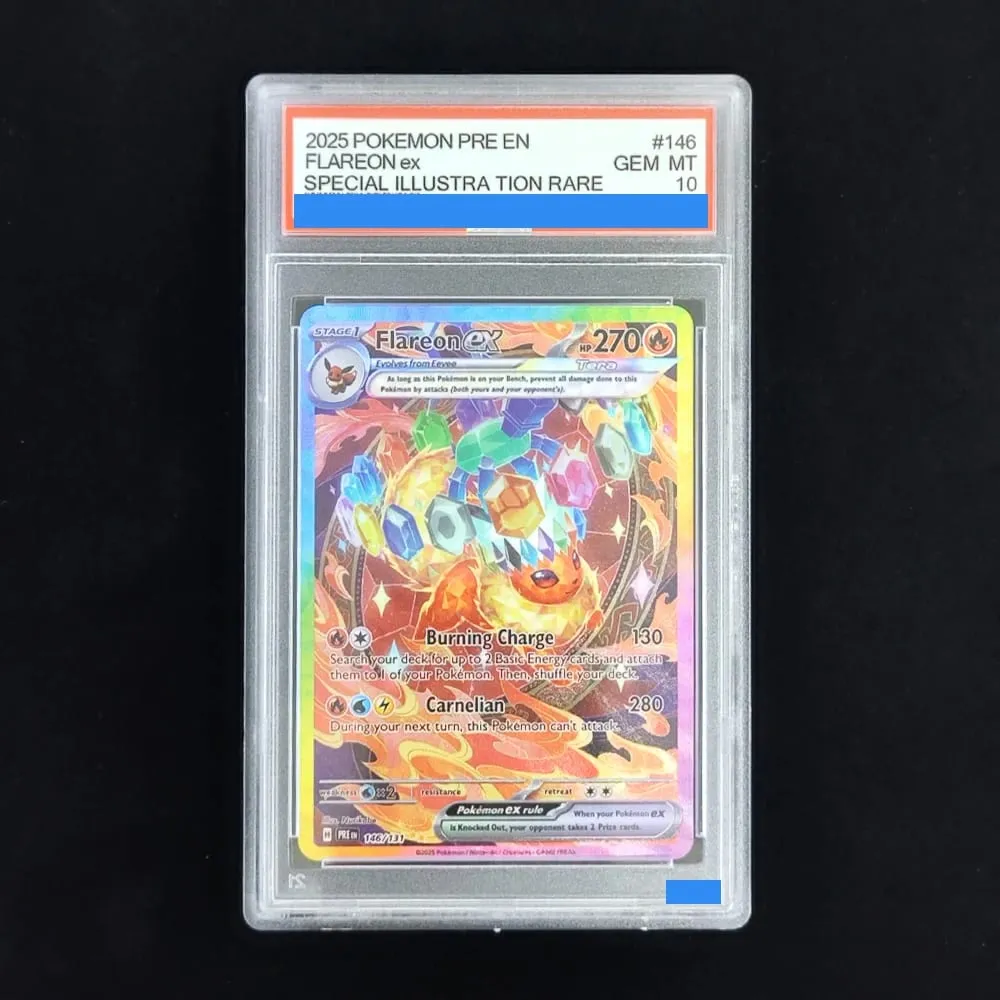 Proxy POKEMON PRE English PRISMATIC EVOLUTIONS #161 UMBREON ex Grade 10 Collection Card Toy
