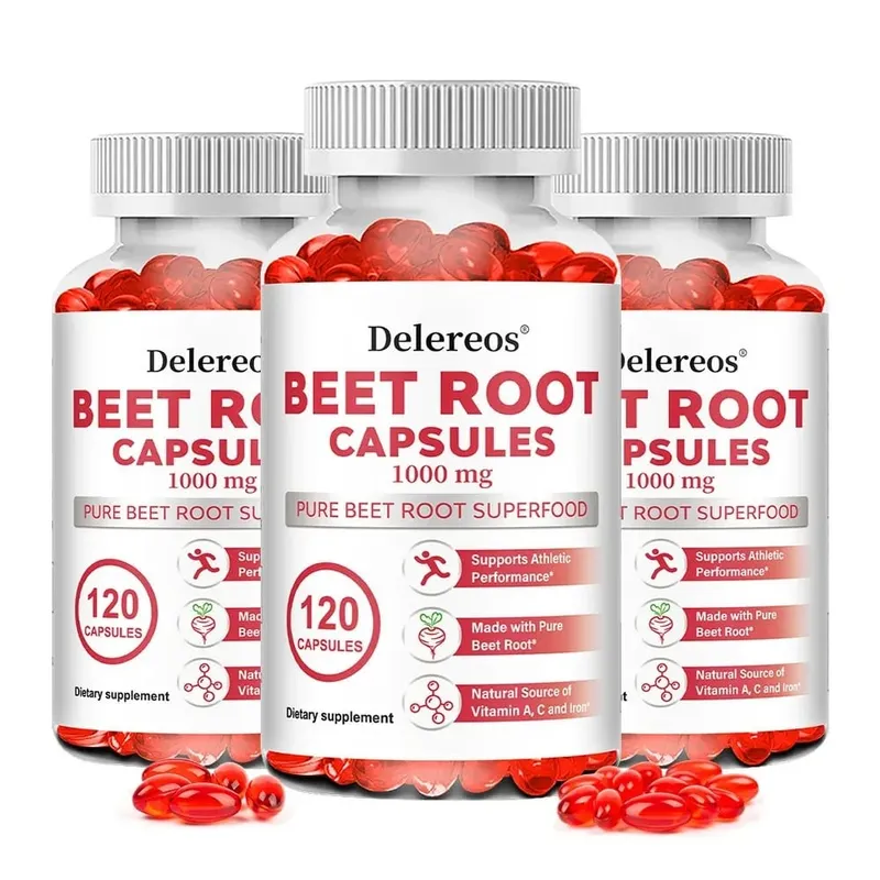 Beetroot Capsules - Supports Digestive Immunity Health Improves Energy Athletic Performance Non-GMO Gluten-free — image 11