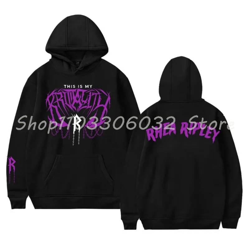 Rhea Ripley Merch Hoodies Women Men Casual Long Sleeve Sweatshirt Clothes — image 1