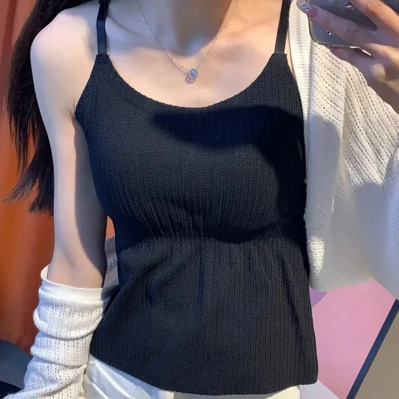 Summer Bra Black Corset Active Big Size Bralette Anti Sagging Bra Vest Topic Camisole&tanks Traf Woman Clothing Top Traf Zara