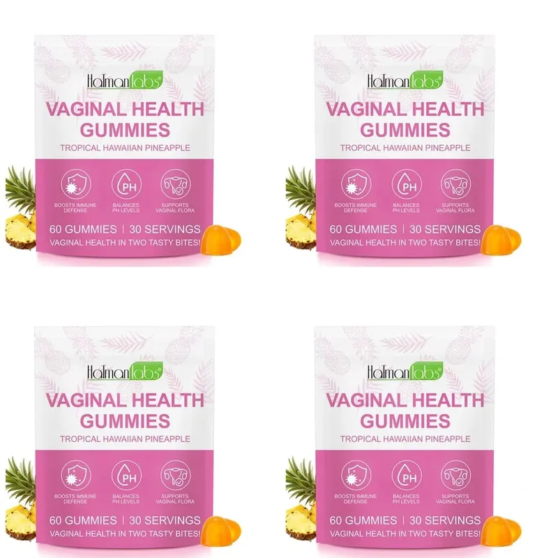 HolmanLabs Vaginal Health Gummies with Vitamin C and Probiotics Supports Vaginal Flora Helps Balance PH Levels 60 Gummies — image 8