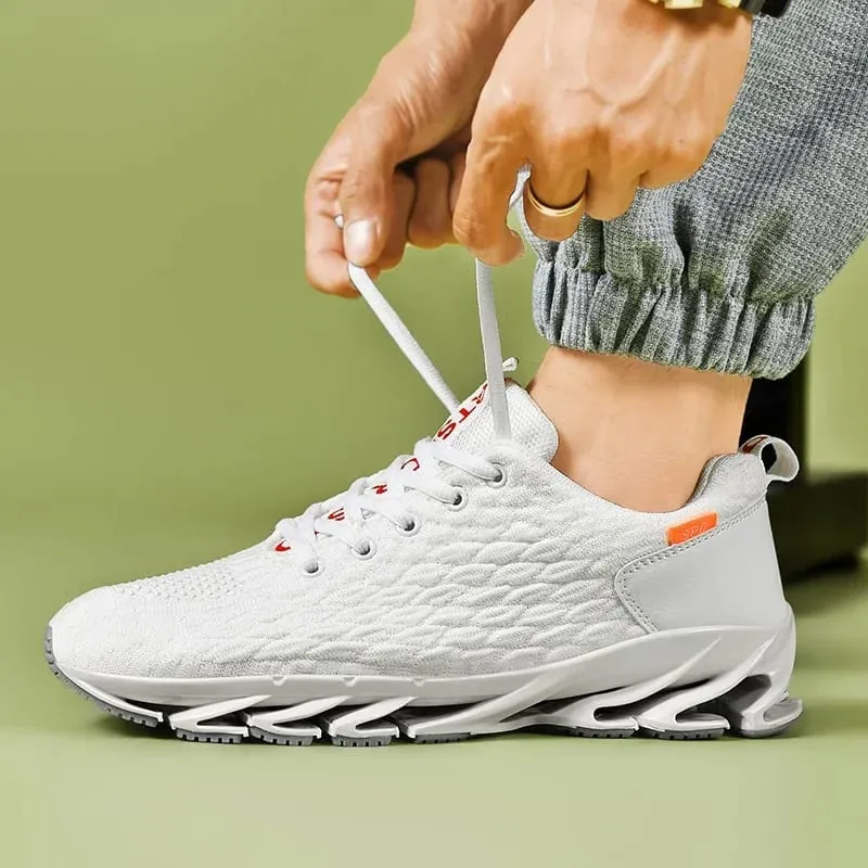 Hot Sale Summer Casual Sneakers Women Men Blade Shoes Big Size 47 Light Breathable Running Shoes Men Mesh Sports Sneakers