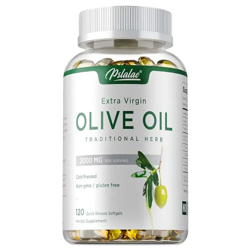 Olive Oil Supplement - Supports Brain Skin and Heart Health Antioxidant Reduces Wrinkles Promotes Cell Repair Boost Vitality